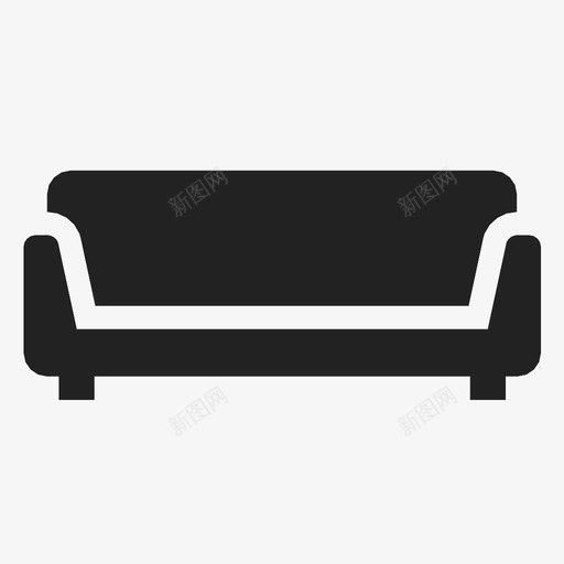 沙发家具家用图标svg_新图网 https://ixintu.com 室内 家具 家用 沙发