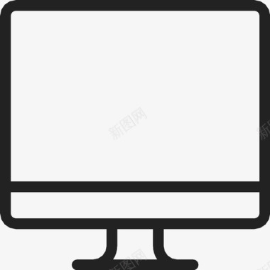 显示器电脑屏幕图标图标