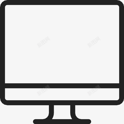 显示器电脑屏幕图标svg_新图网 https://ixintu.com 显示器 电脑屏幕