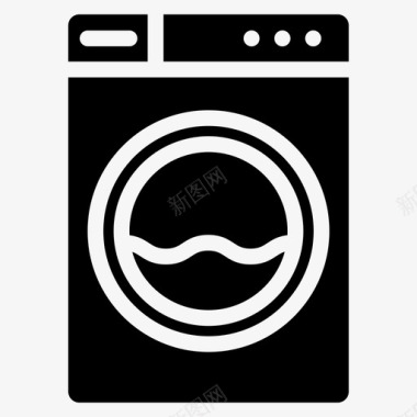 洗衣机布料图标图标