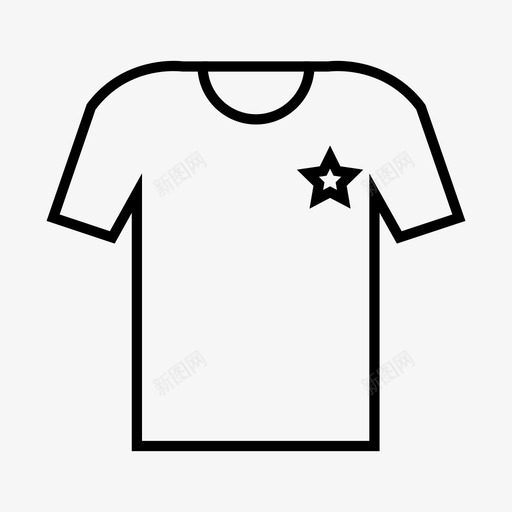 T恤衣服电子商务图标svg_新图网 https://ixintu.com T恤 电子商务 衣服 购物