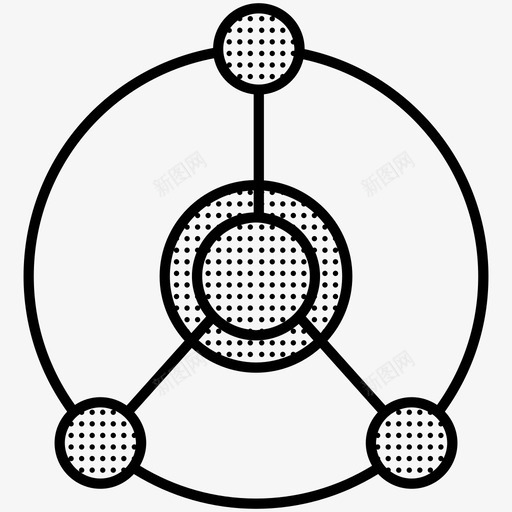 节点区块链物联网星罗棋布图标svg_新图网 https://ixintu.com 区块链 物联网星罗棋布 节点