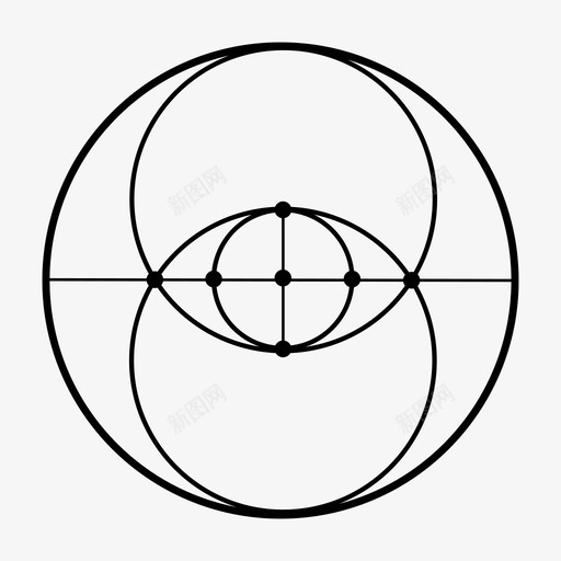 神圣的几何学眼睛小囊泡图标svg_新图网 https://ixintu.com 小囊泡 眼睛 神圣的几何学