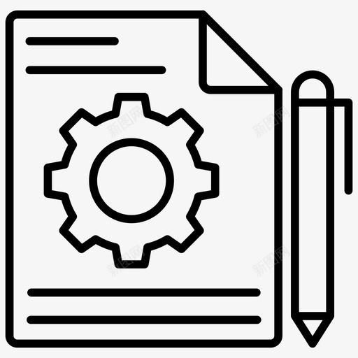 内容营销数字营销在线营销图标svg_新图网 https://ixintu.com 内容营销 在线营销 搜索引擎优化 数字营销 网络和搜索引擎优化线图标