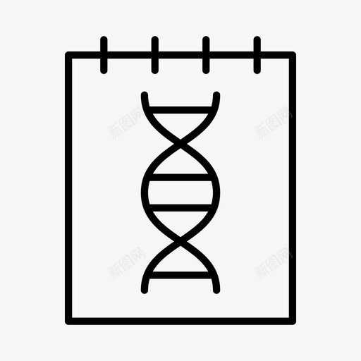 dna生物化学教育图标svg_新图网 https://ixintu.com dna 教育 物理 生物化学 科学