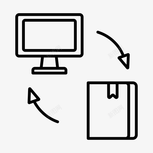 电子书电脑教育图标svg_新图网 https://ixintu.com 在线 在线教育大纲 教育 电子书 电脑 阅读