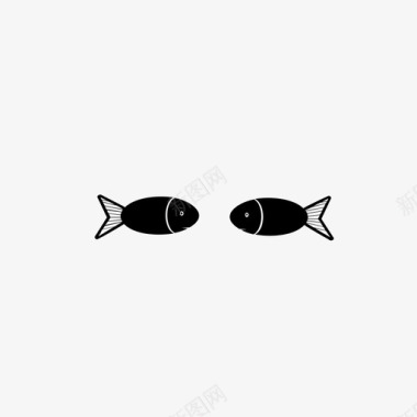 干鱼动物食物图标图标