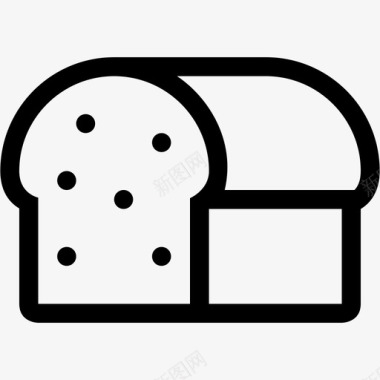 面包面包房早餐图标图标