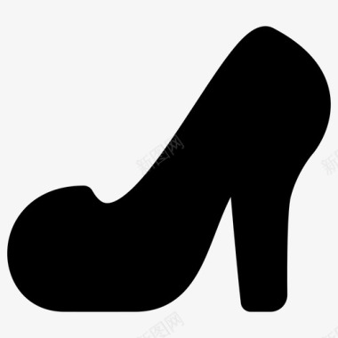 鞋跟衣服鞋图标图标