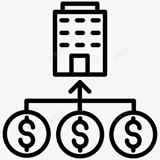 资产价值业务业务价值图标svg_新图网 https://ixintu.com 业务 业务价值 管理 资产价值