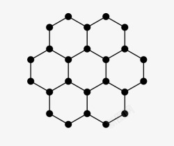 纳米标志石墨烯纳米技术图标高清图片