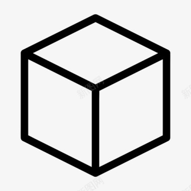 立方体长方体元素图标图标