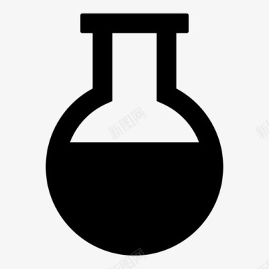 佛罗伦萨烧瓶烧杯化学图标图标