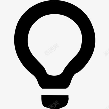 灯泡暗示想法图标图标
