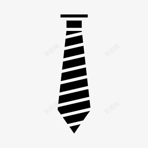 领带时尚男士图标svg_新图网 https://ixintu.com 字形 市场开发 时尚 男士 网页设计 领带