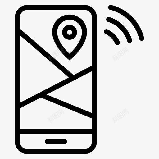 共享位置互联网物联网图标svg_新图网 https://ixintu.com wifi 互联网 共享位置 物联网 物联网概述