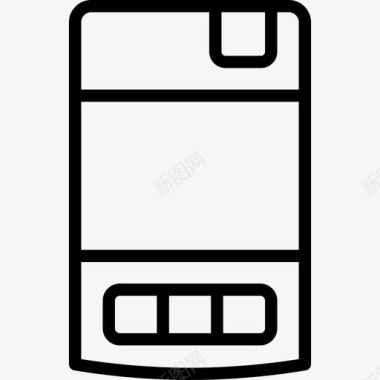 诺基亚N95手机历史线性图标图标