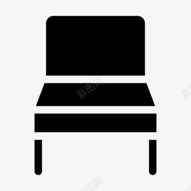 椅子坐着图标图标