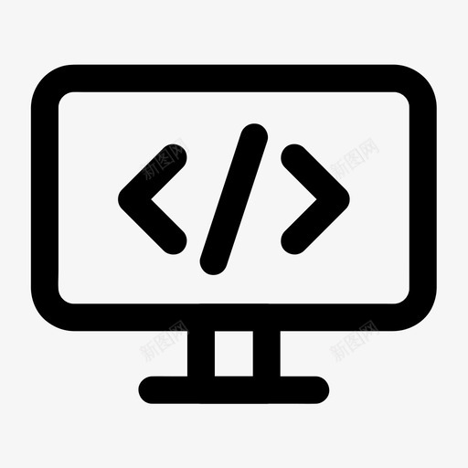 开发编码编程图标svg_新图网 https://ixintu.com 开发 所有大小的基本图标 源代码 编码 编程