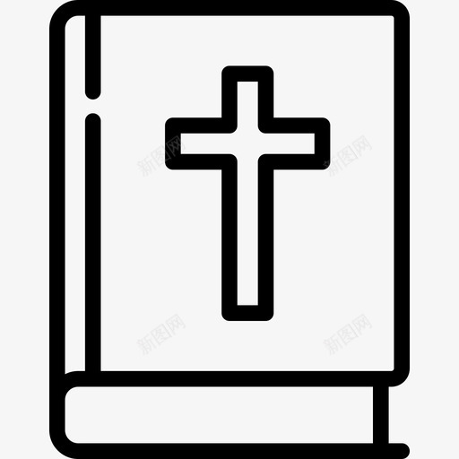 圣经教育基督教图标svg_新图网 https://ixintu.com 圣经 基督教 教育