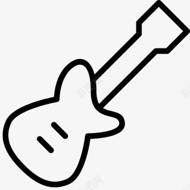 吉他音乐会电图标图标