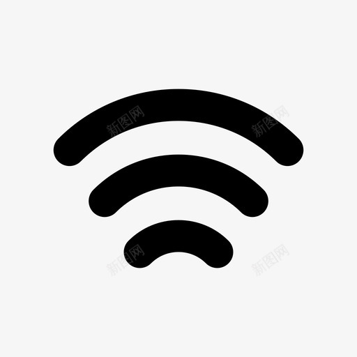 无线网络wifi图标svg_新图网 https://ixintu.com wifi 无线 移动应用程序3 网络