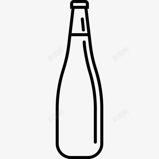 一小瓶水食物水图标svg_新图网 https://ixintu.com 一小瓶水 水 食物