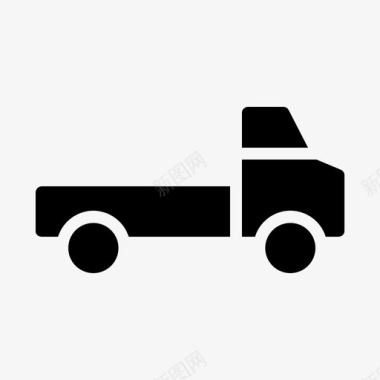 卡车运输工具货车图标图标