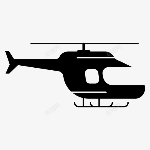 直升飞机飞机直升机图标svg_新图网 https://ixintu.com 一地到另一地的运输 服务 直升机 直升飞机 运输 飞机