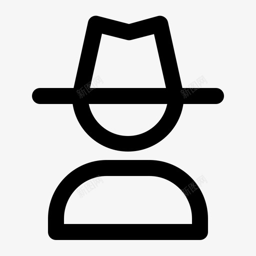 coboyavatarcowboy图标svg_新图网 https://ixintu.com avatar coboy cowboy 个人资料 人物 用户 简单的人