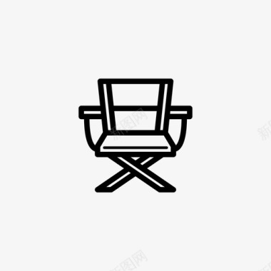 座位椅子导演图标图标