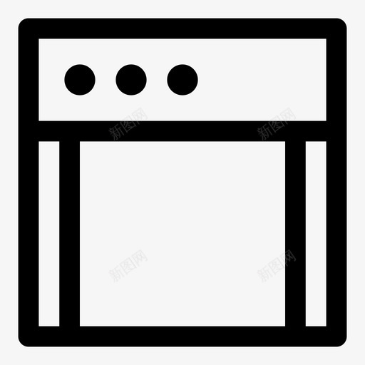 烤箱炊具炉子图标svg_新图网 https://ixintu.com 炉子 炊具 烤箱 物联网 窑炉