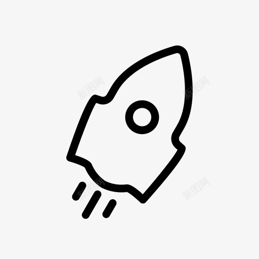 火箭冲刺开始图标svg_新图网 https://ixintu.com 冲刺 启动 开始 成功 火箭 用户界面基本图标大