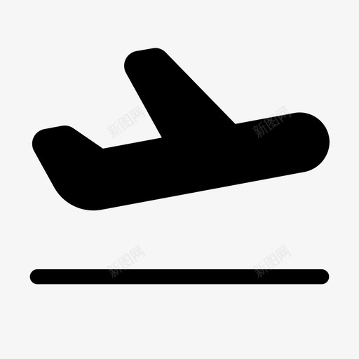 出发飞机机场图标svg_新图网 https://ixintu.com 出发 基本图标集 旅行 机场 航班 起飞 飞机