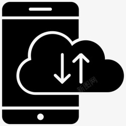 备份应用云存储应用程序android云备份android云存储图标高清图片