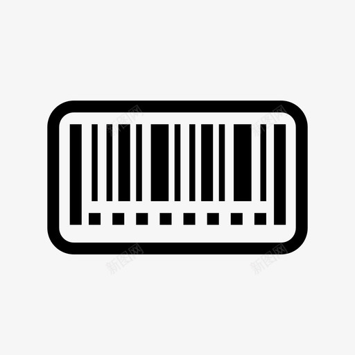 条形码价格扫描图标svg_新图网 https://ixintu.com 价格 商店 扫描 条形码 电子商务 购物