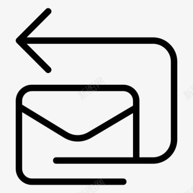 回复电子邮件邮件对象图标图标