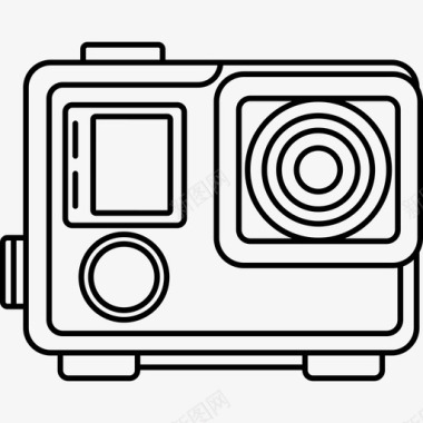 Gopro技术细节摄像头图标图标