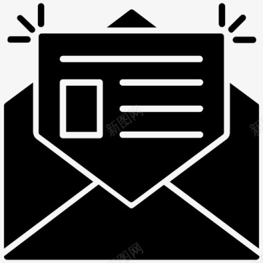 电子邮件营销电子邮件广告电子邮件活动图标图标