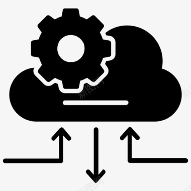 云计算操作云备份服务云计算服务图标图标
