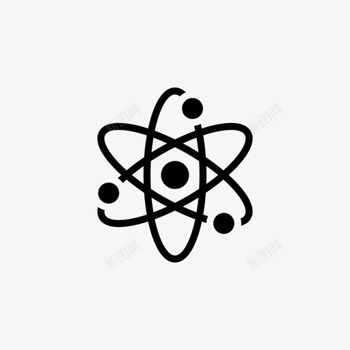 化学原子物理图标svg_新图网 https://ixintu.com 化学 原子 物理 科学