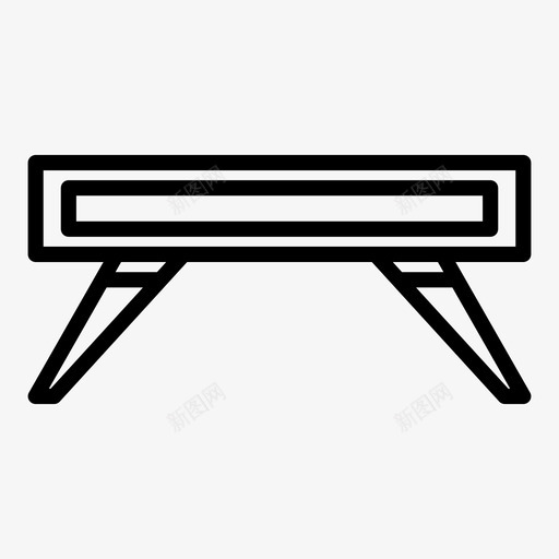 桌子装饰家具图标svg_新图网 https://ixintu.com 家具 桌子 装饰