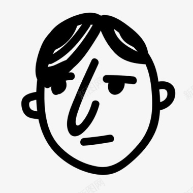 脸卡通漫画图标图标