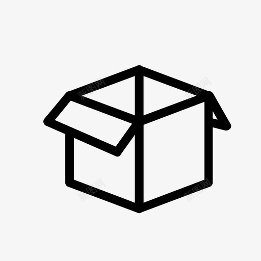 开箱送货物流图标svg_新图网 https://ixintu.com 包装 包裹 开箱 物流 电子商务 送货