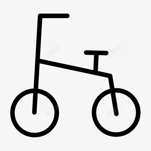 儿童自行车自行车儿童玩具图标svg_新图网 https://ixintu.com 儿童玩具 儿童自行车 婴儿和儿童 自行车