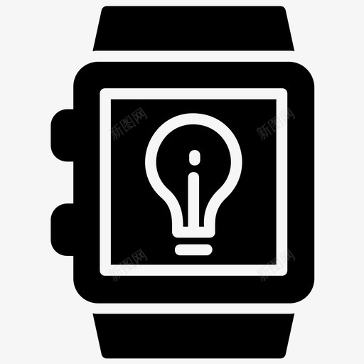智能手表可穿戴设备可穿戴技术图标svg_新图网 https://ixintu.com 人工智能字形图标 可穿戴技术 可穿戴设备 智能手表 腕表