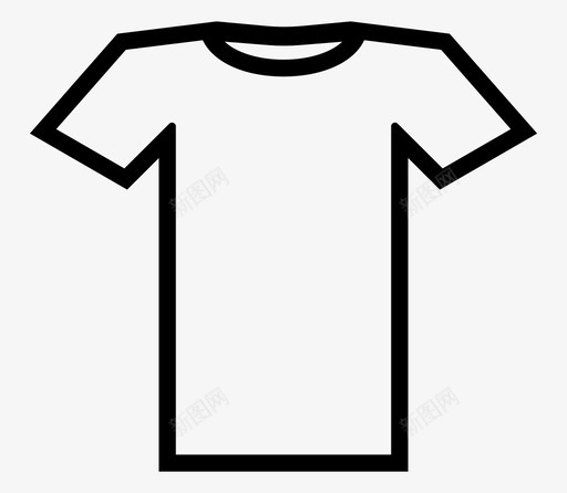 素色衬衫夏季t恤图标svg_新图网 https://ixintu.com t恤 夏季 白色 素色衬衫