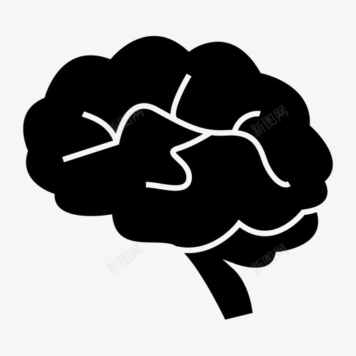 大脑想法智力图标svg_新图网 https://ixintu.com 大脑 学校 思维 想法 智力