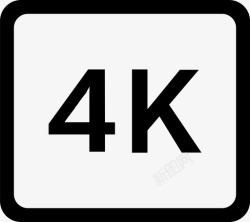 4K60图标4K高清图片