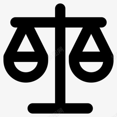 秤司法法律图标图标